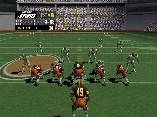 NFL Quarterback Club '99 back cover for Nintendo 64